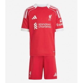 Fotballdrakt Barn Liverpool Alexis Mac Allister #10 Hjemmedraktsett 2025-26 Kortermet (+ Korte bukser)